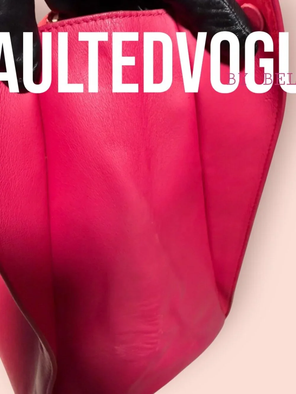 Christian Dior Addict Tote Bag Pink Orange Leather Dior Charm Shoulder Bag Large - Picture 11 of 16